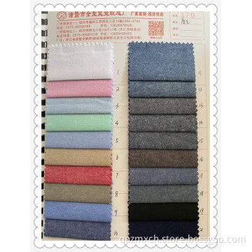 Kain Chambray Lembut yang Disikat
